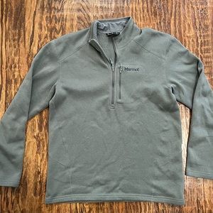 Men’s Marmot quarter zip sweatshirt